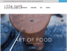 Tablet Screenshot of lissahahn.com